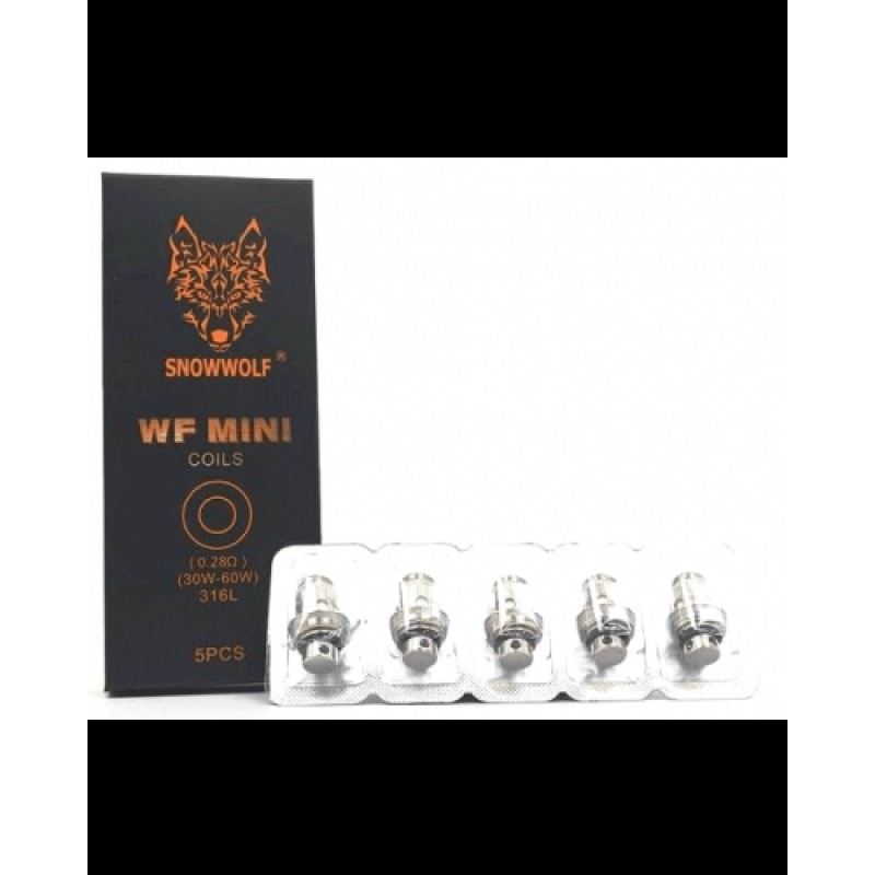 SNOWWOLF WF MINI REPLACEMENT COIL - 5 PACK - 0.28 ...