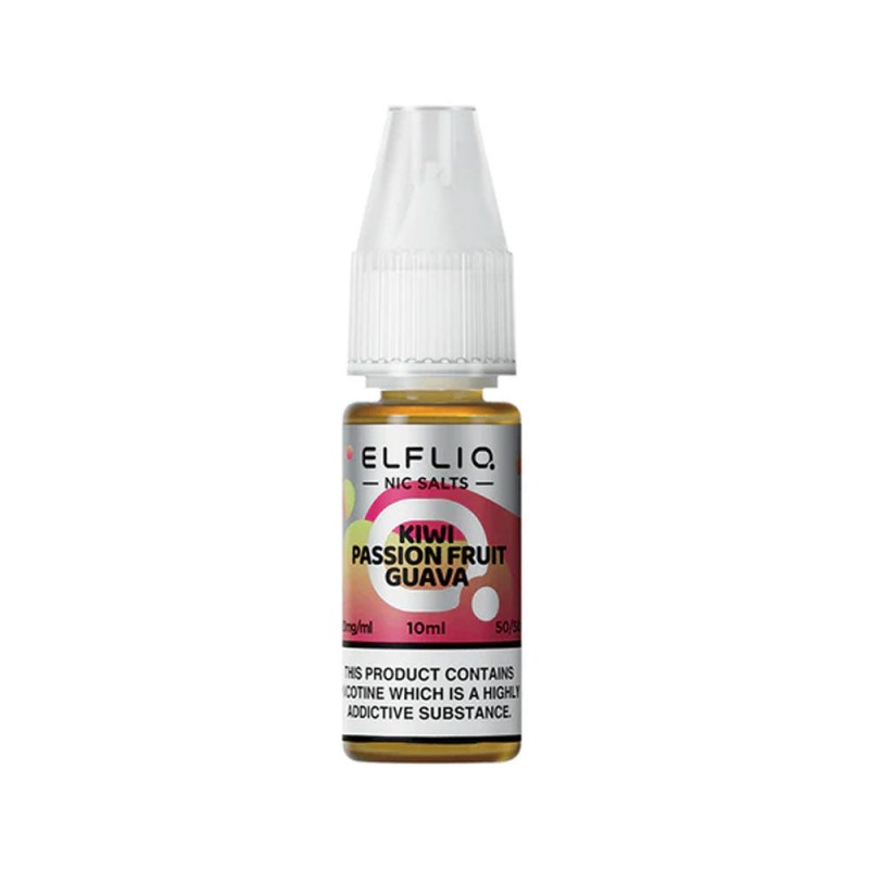 ELFLIQ Kiwi Passion Fruit Guava 10ml Nic Salt E Li...