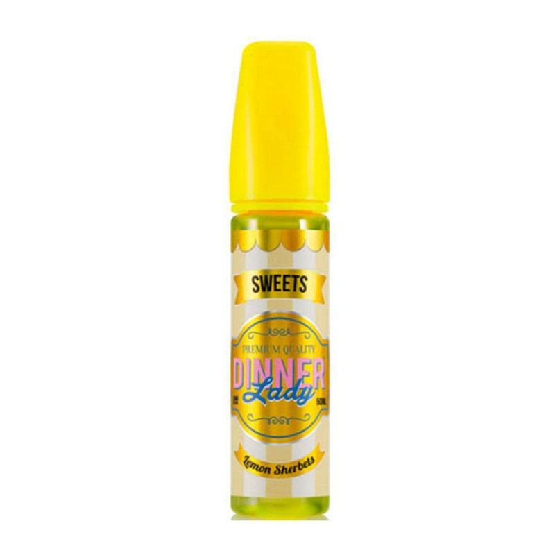 Dinner Lady 50ml Shortfill E Liquid Lemon Sherbets...