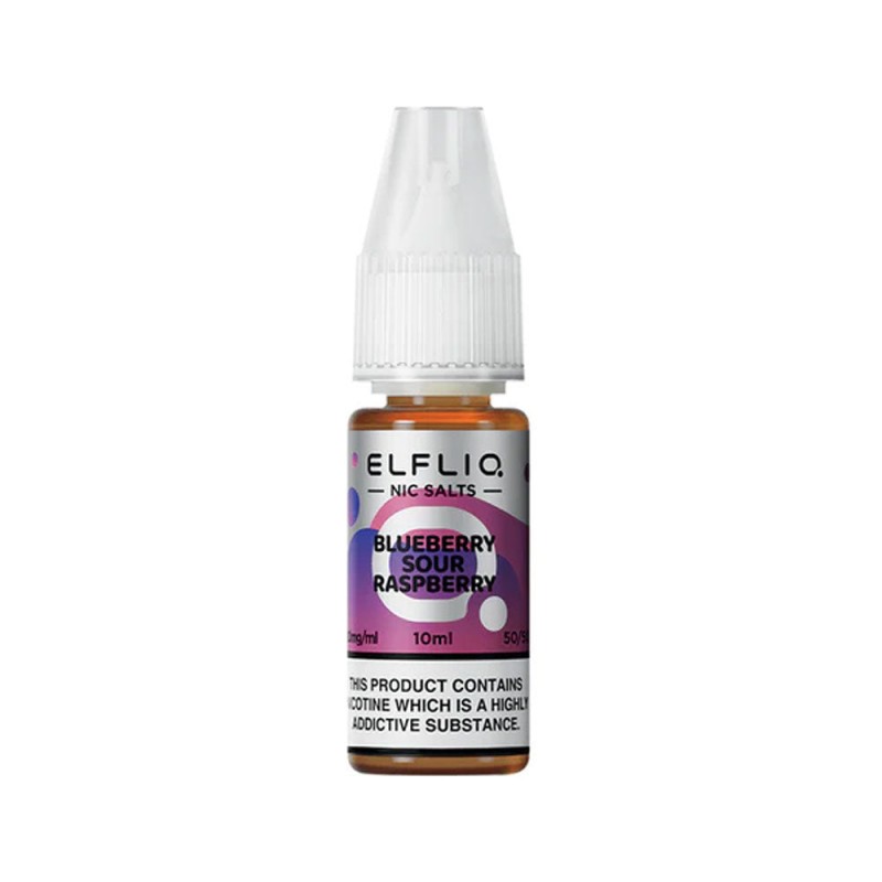 ELFLIQ Blueberry Sour Raspberry 10ml Nic Salt E Li...