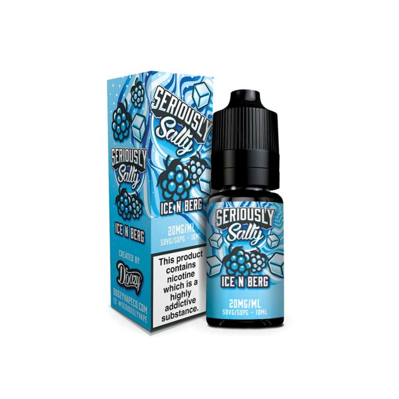 Doozy Vape Seriously Salty Ice N Berg 10ml Nicsalt...