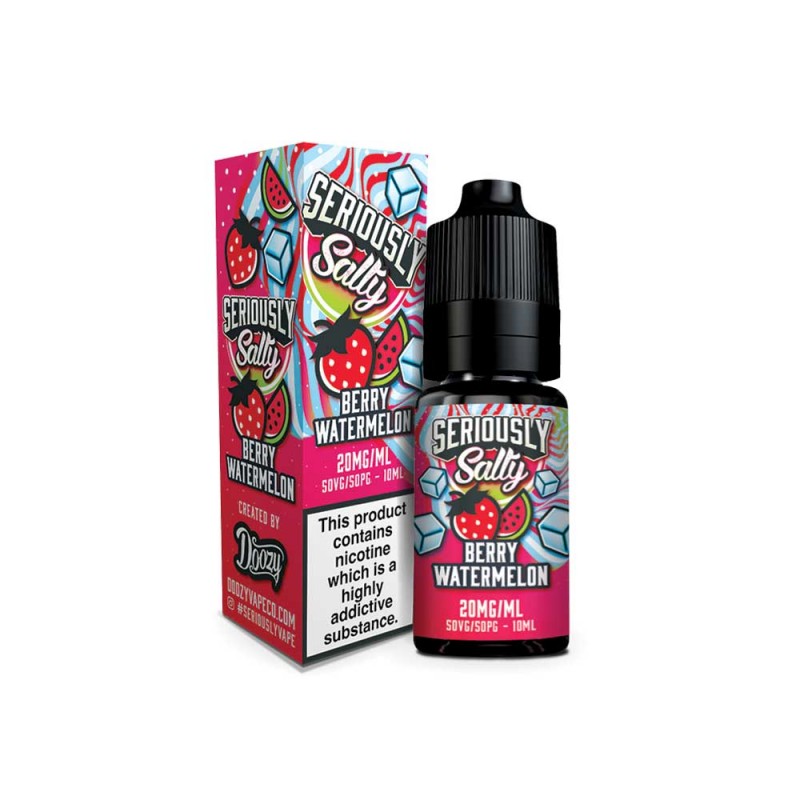 Doozy Vape Seriously Salty Berry Watermelon 10ml N...