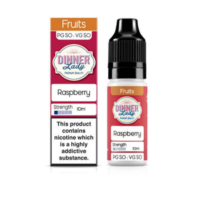 Dinner Lady Fruits 10ml Nic Salt E Liquid Raspberr...