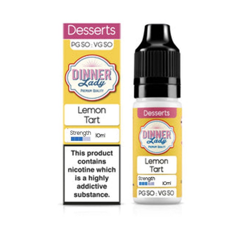 Dinner Lady Desserts 10ml Nic Salt E liquid Lemon ...