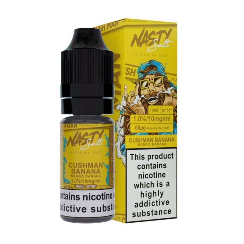 Nasty Juice Cush Man Banana 10ml Nic Salt E Liquid