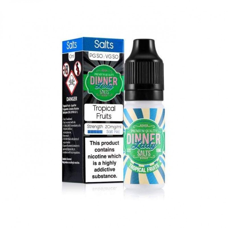 Tropical Fruits 10ml Nic Salt E Liquid by Dinner L...