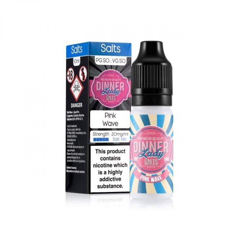 Pink Wave 10ml Nic Salt E Liquid by Dinner Lady