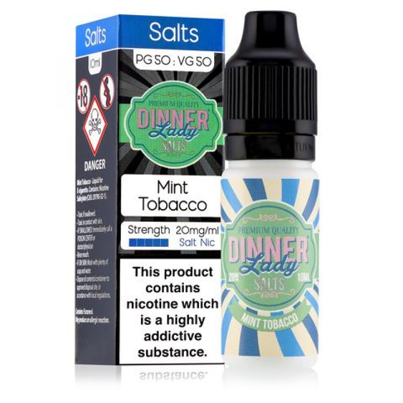 Mint Tobacco 10ml Nic Salt by Dinner Lady