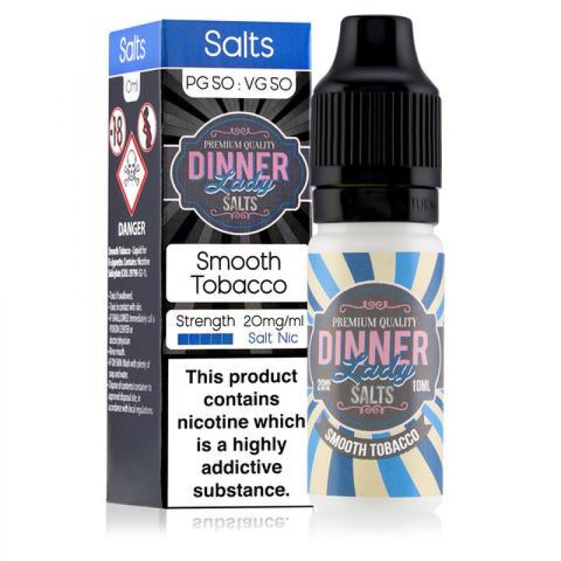 Smooth Tobacco 10ml Nic Salt E-Liquid by Dinner La...