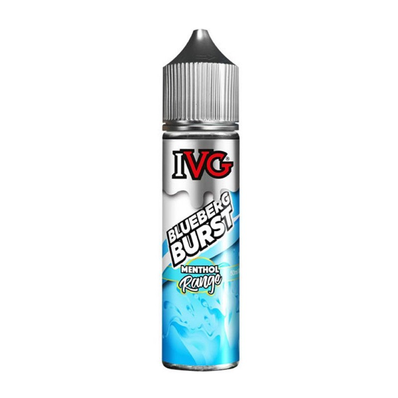 IVG Menthol 50ml Shortfill E Liquid Blueberg Burst