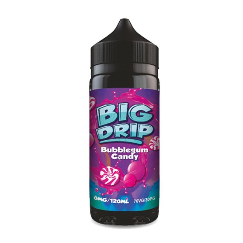 Big Drip Bubblegum Candy 120ml E Liquid By Doozy Vape