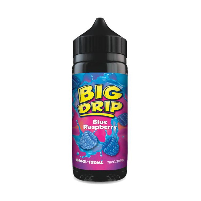 Big Drip Blue Raspberry 120ml E Liquid By Doozy Va...