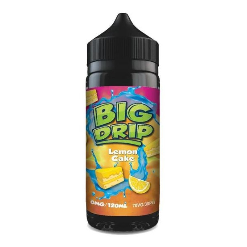 Big Drip Lemon Cake 120ml E Liquid By Doozy Vape